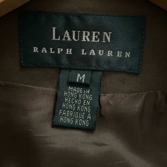 NWOT Lauren by Ralph Lauren (green label) utility cropped jacket - Picture 6 of 6